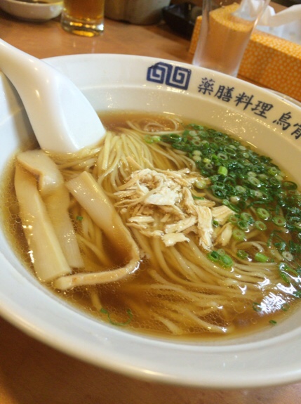 烏骨鶏ラーメン龍のラーメン