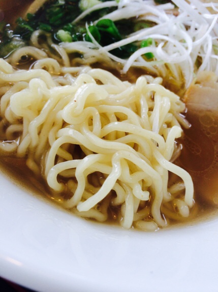 ラーメン大将 醤油ラーメンの麺