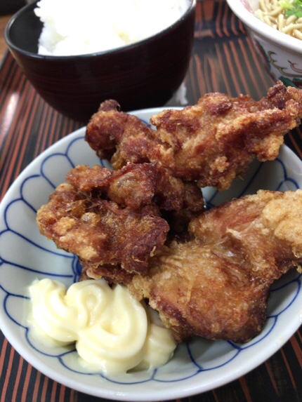 さぬき 中華定食の鶏の唐揚げ