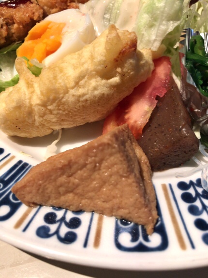 まつなが屋のカツ定食の煮物