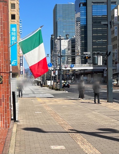 アルマンドリーノ　イタリア国旗